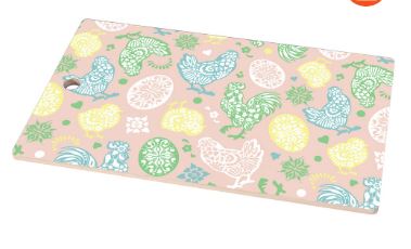 Разделочная доска Цветная Пасха Размер 29х17см. ТП18-89